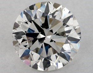 1.00 Carat J-SI1 Very Good Cut Round Diamond