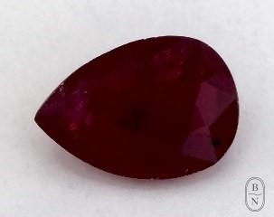 This 1.05 Pear Ruby is sold exclusively by Blue Nile 