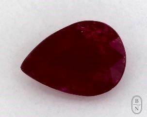 This 1.10 Pear Ruby is sold exclusively by Blue Nile 