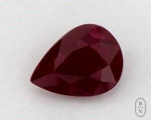 This 1.11 Pear Ruby is sold exclusively by Blue Nile 