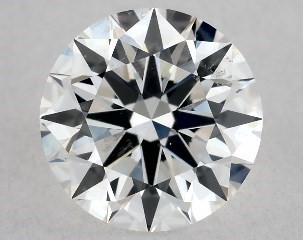 0.52 Carat F-SI1 Excellent Cut Round Diamond