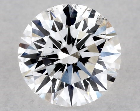 GIA 0.24 Carat D-SI2 Good Cut Round Diamond