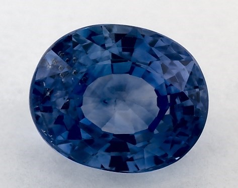 2.02 Carat Oval Natural Blue Sapphire