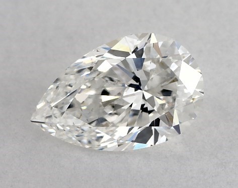 Gia 059 Carat E Si1 Very Good Cut Pear Diamond 