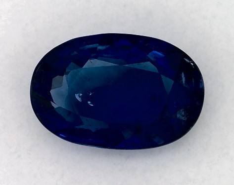 2.05 Carat Oval Natural Blue Sapphire