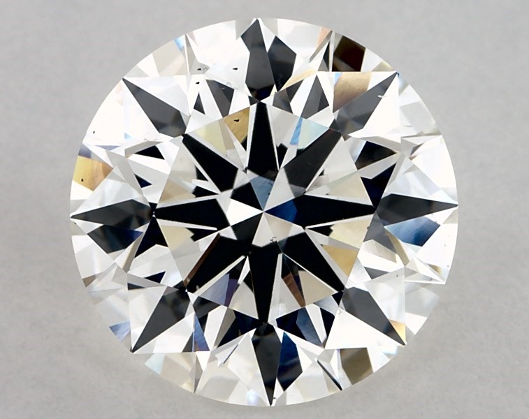 3.07 carat round diamond, F VS2
