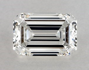 Lab-Created 1.53 Carat E-VS1 Emerald Cut Diamond