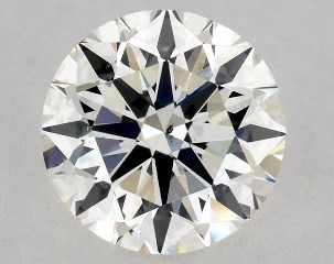 0.51 Carat I-SI1 Very Good Cut Round Diamond