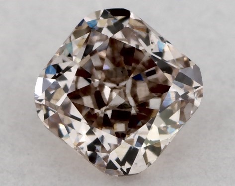 GIA 0.24 Carat Fancy Brown-VS2 Radiant Cut Diamond