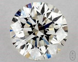 This 2 carat  round diamond I color si1 clarity has Excellent proportions and a diamond grading report from GIA