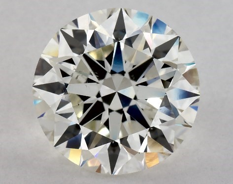 GIA 4.00 Carat J-SI1 Excellent Cut Round Diamond