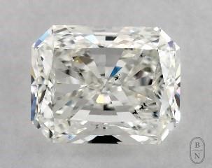 This radiant cut 1.01 carat I color si1 clarity has a diamond grading report from GIA