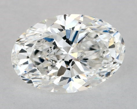 Riviera Pavé Diamond Engagement Ring in (1/6 ct. tw.) 1.15 Carat F-VVS2 Oval Cut Diamond