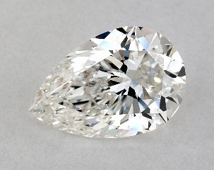 1.00 Carat G-SI1 Pear Shaped Diamond