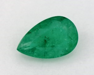 1.03 carat Pear Natural Green Emerald