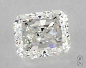 This radiant cut 1 carat I color si1 clarity has a diamond grading report from GIA