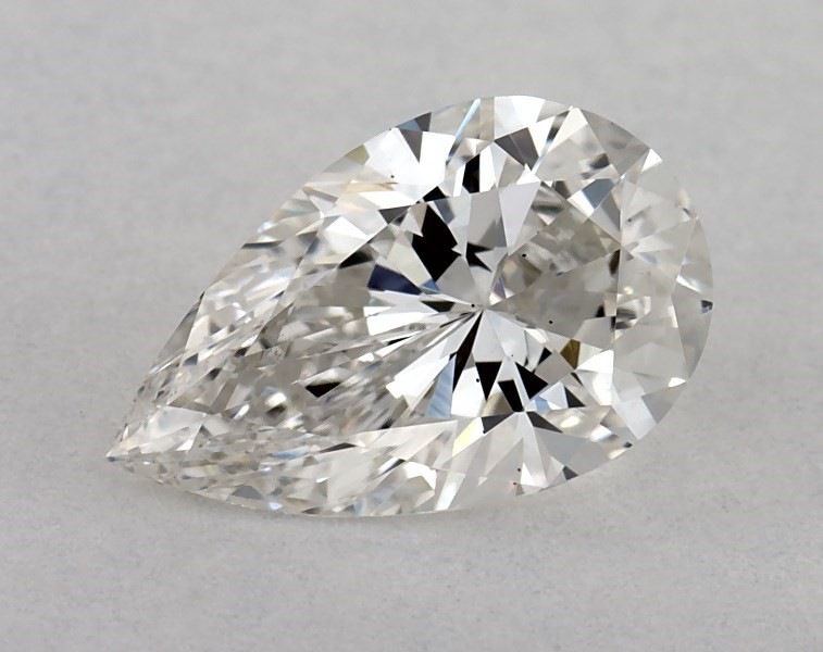0.76 carat pear diamond, F VS1