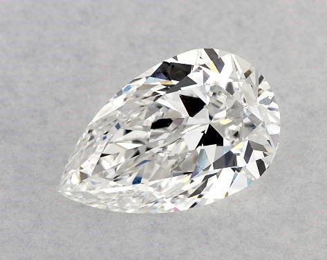 GIA 1.10 Carat D-VS2 Very Good Cut Pear Diamond