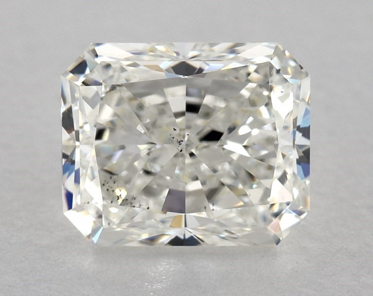 1.7 carat radiant diamond, I SI1