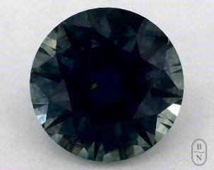 This 0.75 Round Green Sapphire is sold exclusively by Blue Nile 