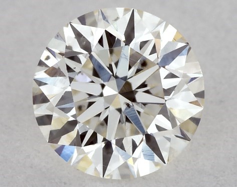 GIA 0.34 Carat J-SI1 Excellent Cut Round Diamond
