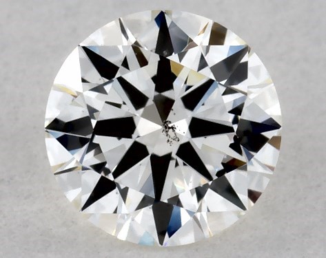 GIA 0.40 Carat J-SI1 Very Good Cut Round Diamond