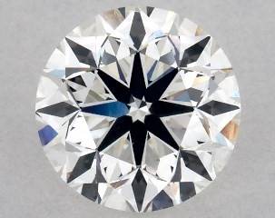 This 1 carat  round diamond F color si1 clarity has Very Good proportions and a diamond grading report from GIA