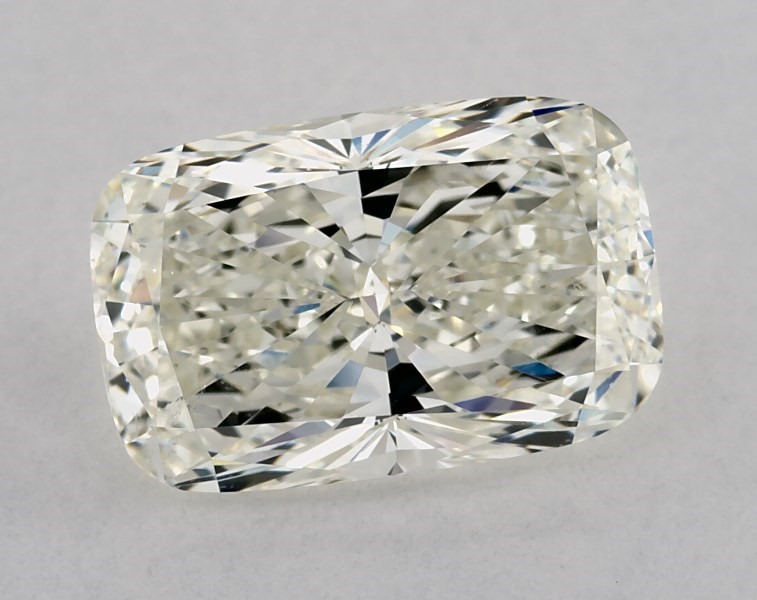 2.04 Carat Cushion Modified Diamond, k-Color, si1 Clarity