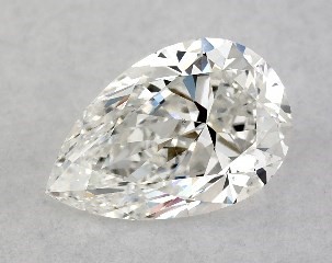 1.00 Carat G-VS2 Pear Shaped Diamond