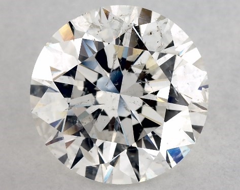 GIA 3.51 Carat H-SI2 Excellent Cut Round Diamond