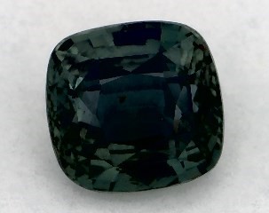 1.00 carat Cushion Natural Green Sapphire