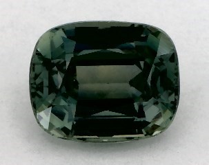 1.06 carat Cushion Natural Green Sapphire