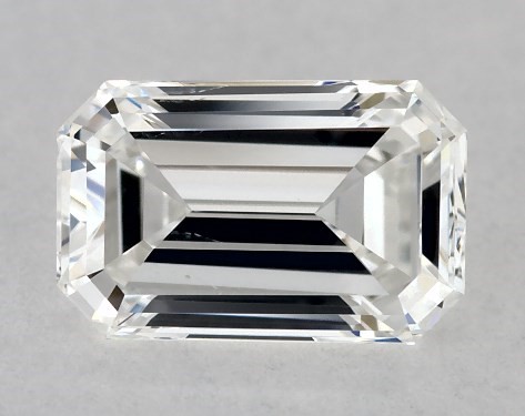 GIA 0.40 Carat E-SI2 Very Good Cut Emerald Natural Diamond