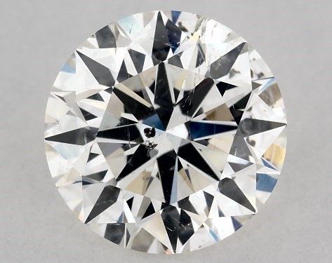 GIA 1.00 Carat H-SI2 Excellent Cut Round Diamond