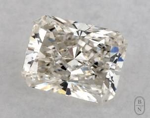 This radiant cut 1.01 carat I color vs2 clarity has a diamond grading report from GIA