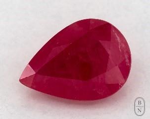 This 0.82 Pear Ruby is sold exclusively by Blue Nile 
