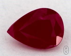 This 0.84 Pear Ruby is sold exclusively by Blue Nile 