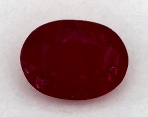 1.23 carat Oval Natural Ruby