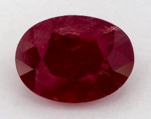 1.63 carat Oval Natural Ruby