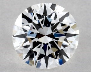 0.34 Carat E-VVS1 Excellent Cut Round Diamond