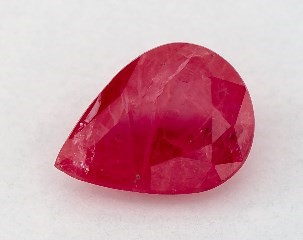 1.05 carat Pear Natural Ruby