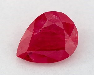 1.19 carat Pear Natural Ruby