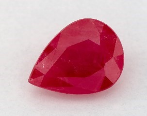 1.42 carat Pear Natural Ruby