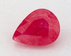 1.58 carat Pear Natural Ruby