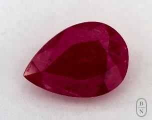 This 0.78 Pear Ruby is sold exclusively by Blue Nile 