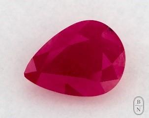This 0.81 Pear Ruby is sold exclusively by Blue Nile 