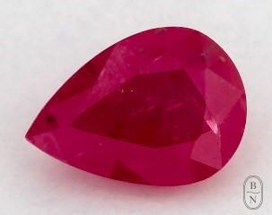 This 0.85 Pear Ruby is sold exclusively by Blue Nile 