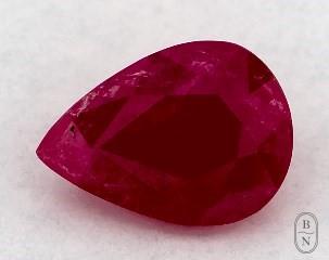 This 0.87 Pear Ruby is sold exclusively by Blue Nile 