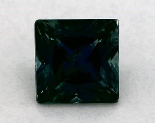 This 0.72 Princess Green Sapphire is sold exclusively by Blue Nile 