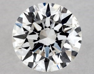 0.43 Carat F-SI1 Excellent Cut Round Diamond